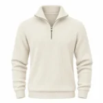 Half Zipper Sweater Off-White