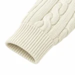 RL Cable Half Zipper Off-White - Image 2