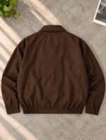 TWIL HARRINGTON JACKET CHOCOLATE - Image 5